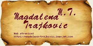 Magdalena Trajković vizit kartica
